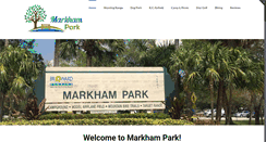 Desktop Screenshot of markhampark.com